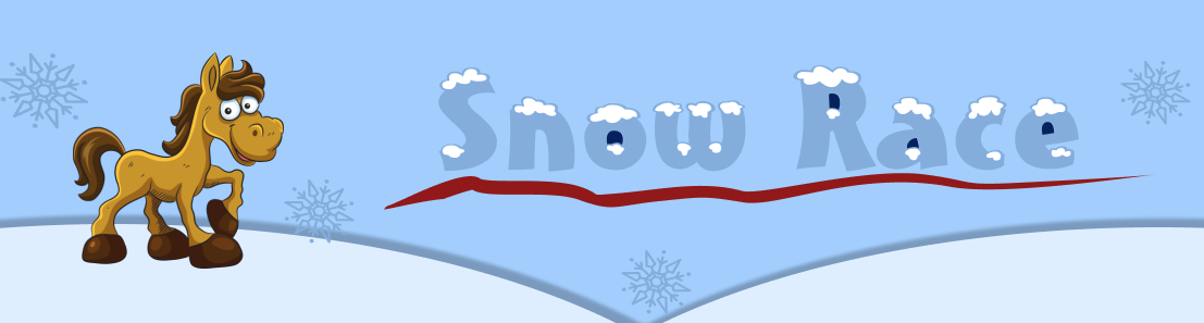 Гонка по снегу SNOWRACE детский НЕ соревновательный забег